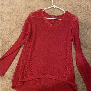 Women’s Red Knit Sweater